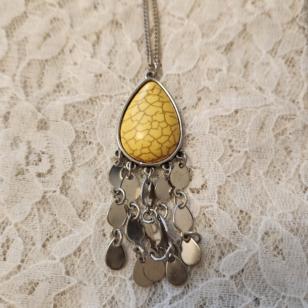 Paparazzi Musically Mojave Yellow Necklace
